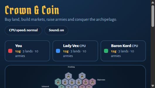 Crown & Coin screenshot