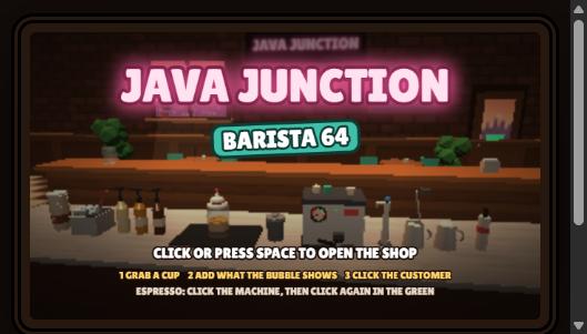Java Junction Barista 64 screenshot