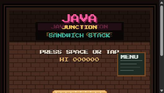 Java Junction Sandwich Stack screenshot