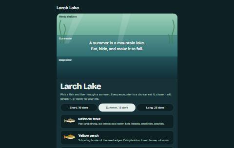 Larch Lake screenshot