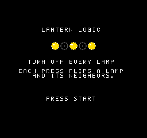 Lantern Logic (NES) screenshot