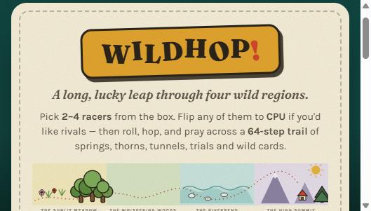 Wildhop! screenshot